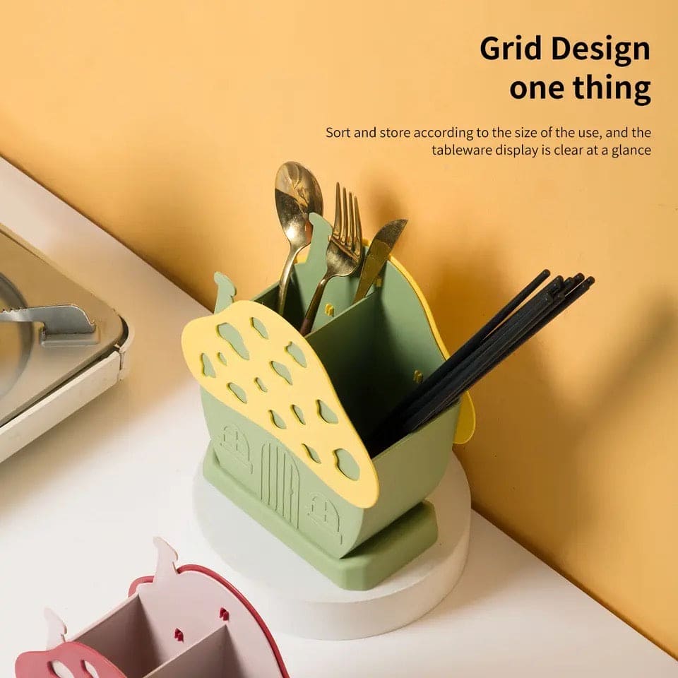 Mushroom Drying Cutlery Basket, Kitchen Tableware Storage Rack Cutlery Holder, Multifunctional Kitchen Sink Box, Hollow Drainer Spoon Fork Holder Mushroom Drying Cutlery Basket, Kitchen Tableware Storage Rack Cutlery Holder, Multifunctional Kitchen Sink Box, Hollow Drainer Spoon Fork Holder